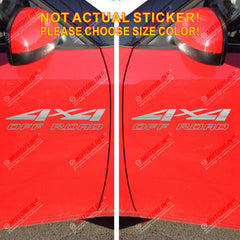 (2) 4X4 Off Road Sport Decal Sticker Car Vinyl pick size color die cut