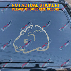 Guinea Pig Pet Decal Sticker Car Vinyl pick size color no bkgrd die cut