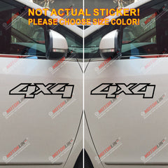 (2) 4X4 Off Road Sport Decal Sticker Car Vinyl pick size color die cut no bkgrd