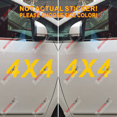 (2) 4X4 Off Road Decal Sticker Car Vinyl pick size color die cut distressed