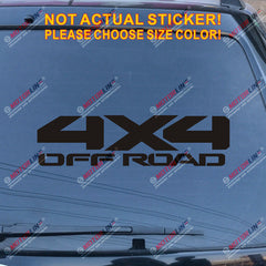 4X4 Off Road Decal Sticker Car Vinyl fit for Jeep Ford Chevrolet Toyota 4WD d