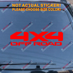 4X4 Off Road Decal Sticker Car Vinyl fit for Jeep Ford Chevrolet Toyota 4WD d