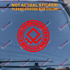 Odal Rune Viking Odin Norse Decal Sticker Car Vinyl pick size color circle