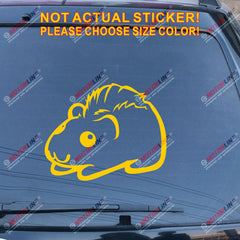 Guinea Pig Pet Decal Sticker Car Vinyl pick size color no bkgrd die cut