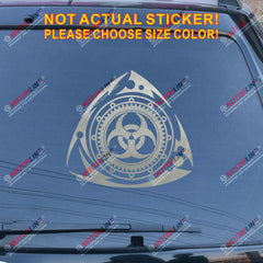 Rotary Engine Biohazard Wankel Decal Sticker Car Vinyl fit for Mazda 3 6 RX7 RX8
