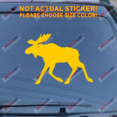 MOOSE Elk Sweden Decal Sticker Car Vinyl pick size color no bkgrd