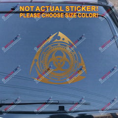 Rotary Engine Biohazard Wankel Decal Sticker Car Vinyl fit for Mazda 3 6 RX7 RX8
