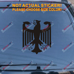 Germany Coat of arms German Eagle Decal Sticker Car Vinyl Deutschland c