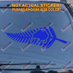 New Zealand Kiwi Bird Fern Decal Sticker Car Vinyl pick size color no bkgrd