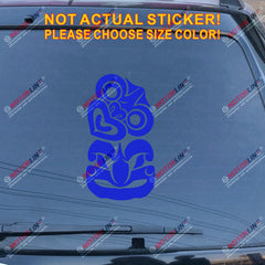 Hei-tiki Maori Tiki New Zealand Decal Sticker Car Vinyl pick size color no bkgrd