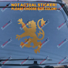 Scottish Lion Rampant Scotland Decal Sticker Car Vinyl pick size color d