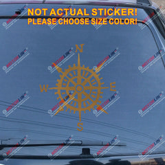 4X4 compass Off Road Decal Sticker Car Vinyl fit for Jeep Ford Chevy Toyota f