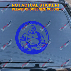Buddha Lotus Buddhism Decal Sticker Hindu Hinduism Car Vinyl pick size color