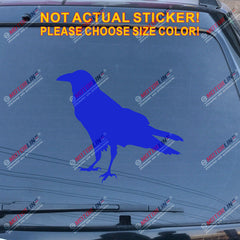 Odin Raven Decal Sticker Viking Norse Nord Norway Car Vinyl pick size color a