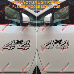 (2) 4X4 Off Road Sport Decal Sticker Car Vinyl pick size color die cut 3D style