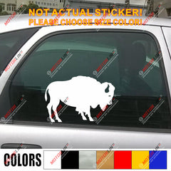 Buffalo Symbol Decal Sticker Car Vinyl pick size color no bkgrd