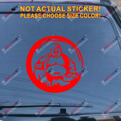 Buddha Lotus Buddhism Decal Sticker Hindu Hinduism Car Vinyl pick size color