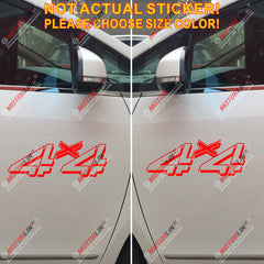 (2) 4X4 Off Road Sport Decal Sticker Car Vinyl pick size color die cut 3D style