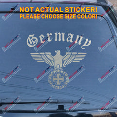 Bundesadler Reichsadler Eagle Iron Cross WW2 German Army Car Decal Sticker