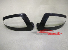 Real Carbon Fiber Mirror Cover Fit For Mercedes-Benz C W204 07-09 LHD Tape on