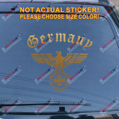 Bundesadler Reichsadler Eagle Iron Cross WW2 German Army Car Decal Sticker