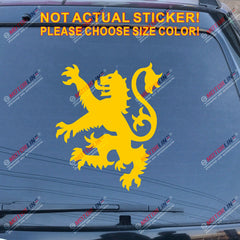 Scottish Lion Rampant Scotland Decal Sticker Car Vinyl pick size color d