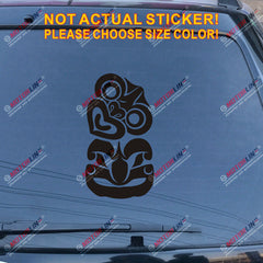 Hei-tiki Maori Tiki New Zealand Decal Sticker Car Vinyl pick size color no bkgrd