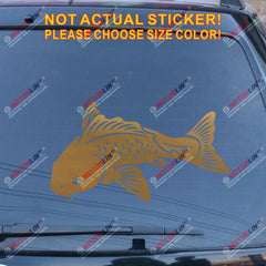 Koi Fish Decal Sticker Car Vinyl pick size color no bkgrd Japanese Chinese c