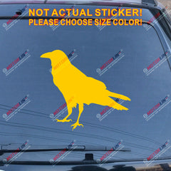 Odin Raven Decal Sticker Viking Norse Nord Norway Car Vinyl pick size color a