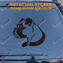 Boxer Dog Puppy Head Decal Sticker Car Vinyl pick size color no bkgrd die cut