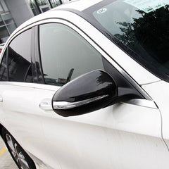 Real Carbon Fiber Mirror Cover Fit For Mercedes Benz W205 C-Class 2015-2017 tape