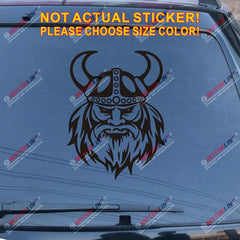 VIKING Warrior Decal Sticker Norse Nord Norway Norwegian Car Vinyl pick size