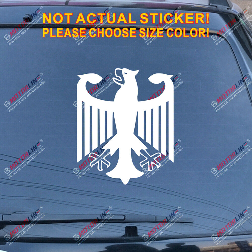 Germany Coat of arms German Eagle Decal Sticker Car Vinyl Deutschland c