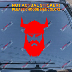 VIKING Warrior Decal Sticker Norse Nord Norway Norwegian Car Vinyl pick size c