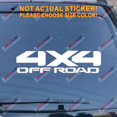 4X4 Off Road Decal Sticker Car Vinyl fit for Jeep Ford Chevrolet Toyota 4WD d