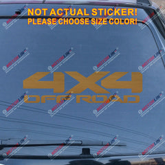 4X4 Off Road Decal Sticker Car Vinyl fit for Jeep Ford Chevrolet Toyota 4WD d