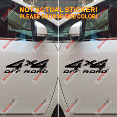 (2) 4X4 Off Road Sport Decal Sticker Car Vinyl pick size color die cut f