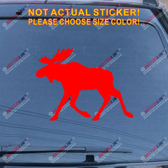 MOOSE Elk Sweden Decal Sticker Car Vinyl pick size color no bkgrd