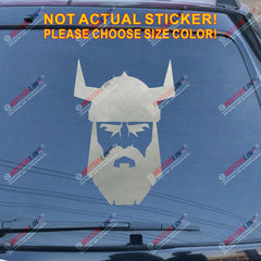 VIKING Warrior Decal Sticker Norse Nord Norway Norwegian Car Vinyl pick size c