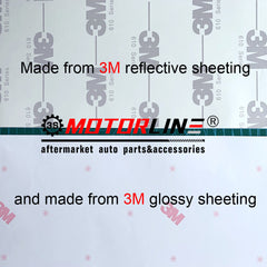 Italy Italia Italian Flag Decal Sticker Vinyl reflective glossy pick size