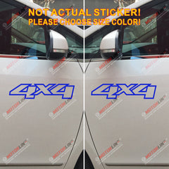 (2) 4X4 Off Road Sport Decal Sticker Car Vinyl pick size color die cut no bkgrd