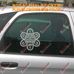 Taino Sun symbol Decal Sticker Puerto Rico Flag PR Car Vinyl no bkgrd
