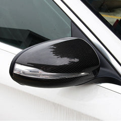 Real Carbon Fiber Mirror Cover Fit For Mercedes Benz W205 C-Class 2015-2017 tape