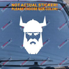 VIKING Warrior Decal Sticker Norse Nord Norway Norwegian Car Vinyl pick size c