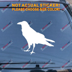 Odin Raven Decal Sticker Viking Norse Nord Norway Car Vinyl pick size color a