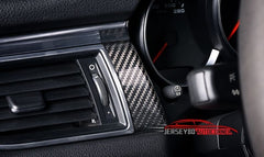7 pc kit Real Carbon Fiber Interior Trim Dash Board Doors Fit Porsche Macan LHD