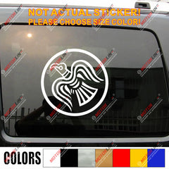 Odin Raven Decal Sticker Viking Norse Nord Norway Norwegian Car Vinyl round