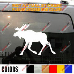 MOOSE Elk Sweden Decal Sticker Car Vinyl pick size color no bkgrd