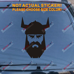 VIKING Warrior Decal Sticker Norse Nord Norway Norwegian Car Vinyl pick size c