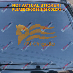 Puerto Rico Flag PR Mi Orgullo Decal Sticker Car Vinyl pick size color no bkgrd